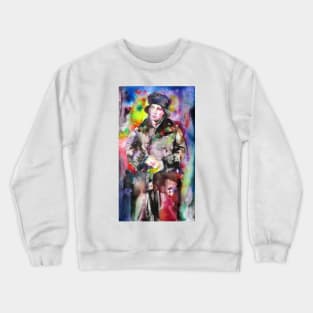 OSCAR WILDE watercolor portrait .8 Crewneck Sweatshirt